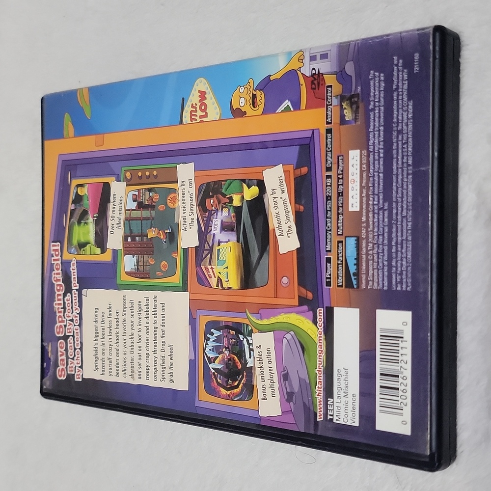 The Simpsons Hit And Run Ps2 - Picture 2 of 4